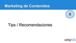 Marketing de Contenidos
 