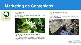 Marketing de Contenidos
 