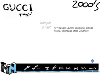 françoispinault/// Yves Saint Laurent, Boucheron, Bottega Veneta, Balenciaga, Stella McCartney*