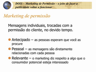 Marketing de Permissao