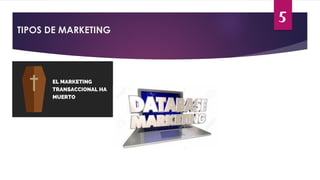 TIPOS DE MARKETING
5
 