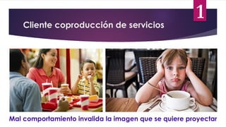 Cliente coproducción de servicios
Mal comportamiento invalida la imagen que se quiere proyectar
1
 