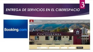 3
ENTREGA DE SERVICIOS EN EL CIBERESPACIO
 