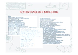 OMomentoZeronãoaconteceemumaúnicamídia
Quantidadeefrequênciadepontosdecontato
 