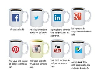 EXISTE UNA MANERA DIFERENTE DE HABLAR
PARA CADA RED SOCIAL
 
