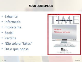 Vitor Nunes Marketing Digital
NOVO CONSUMIDOR
 