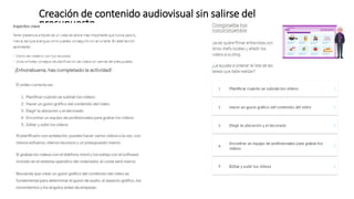 Creación de contenido audiovisual sin salirse del
presupuesto
 