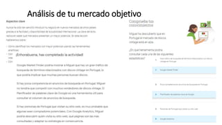 Análisis de tu mercado objetivo
 