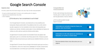 Google Search Console
 