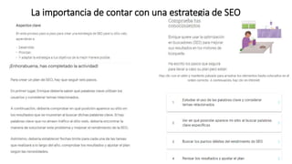La importancia de contar con una estrategia de SEO
 