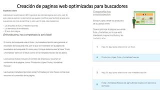 Creación de paginas web optimizadas para buscadores
 