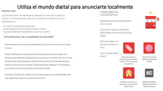 Utiliza el mundo digital para anunciarte localmente
 