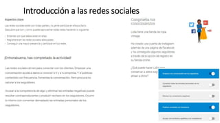 Introducción a las redes sociales
 