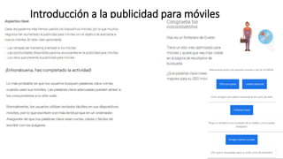 Introducción a la publicidad para móviles
 