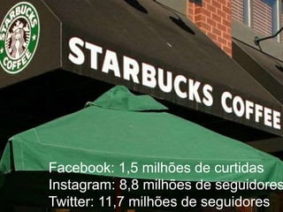 Facebook: 1,5 milhões de curtidas
Instagram: 8,8 milhões de seguidores
Twitter: 11,7 milhões de seguidores
 