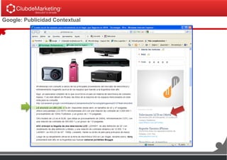 Google: Publicidad Contextual
 