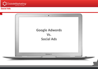 Social Ads
Google Adwords
Vs.
Social Ads
 