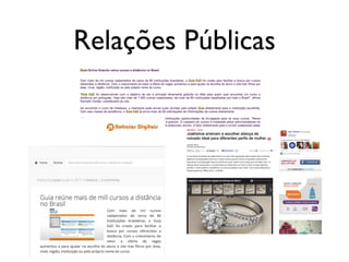 Relações Públicas
 