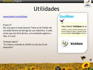 30% da audiência dos sites de notícias tem origem no Twitter (Nielsen)Twitter em NúmerosQuem acessa:97% pessoas e 3% empresas