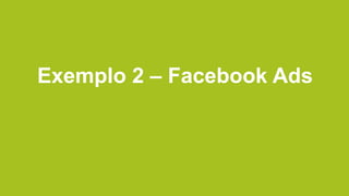 Exemplo 2 – Facebook Ads
 