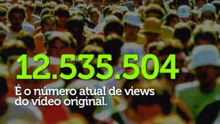 12.535.504
É o número atual de views
do vídeo original.
 