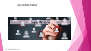 Inbound Marketing
Buyer Persona
Profª Clausia Mara Antoneli
 