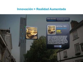 Innovación > Realidad Aumentada
 