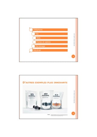 11
IUTGIDOAnnéeSpéciale
Téléphone
Fax
Web
Foires et salons
Parrainage
Mécénat
D’AUTRES EXEMPLES PLUS INNOVANTS
12
IUTGIDOAnnéeSpéciale
 
