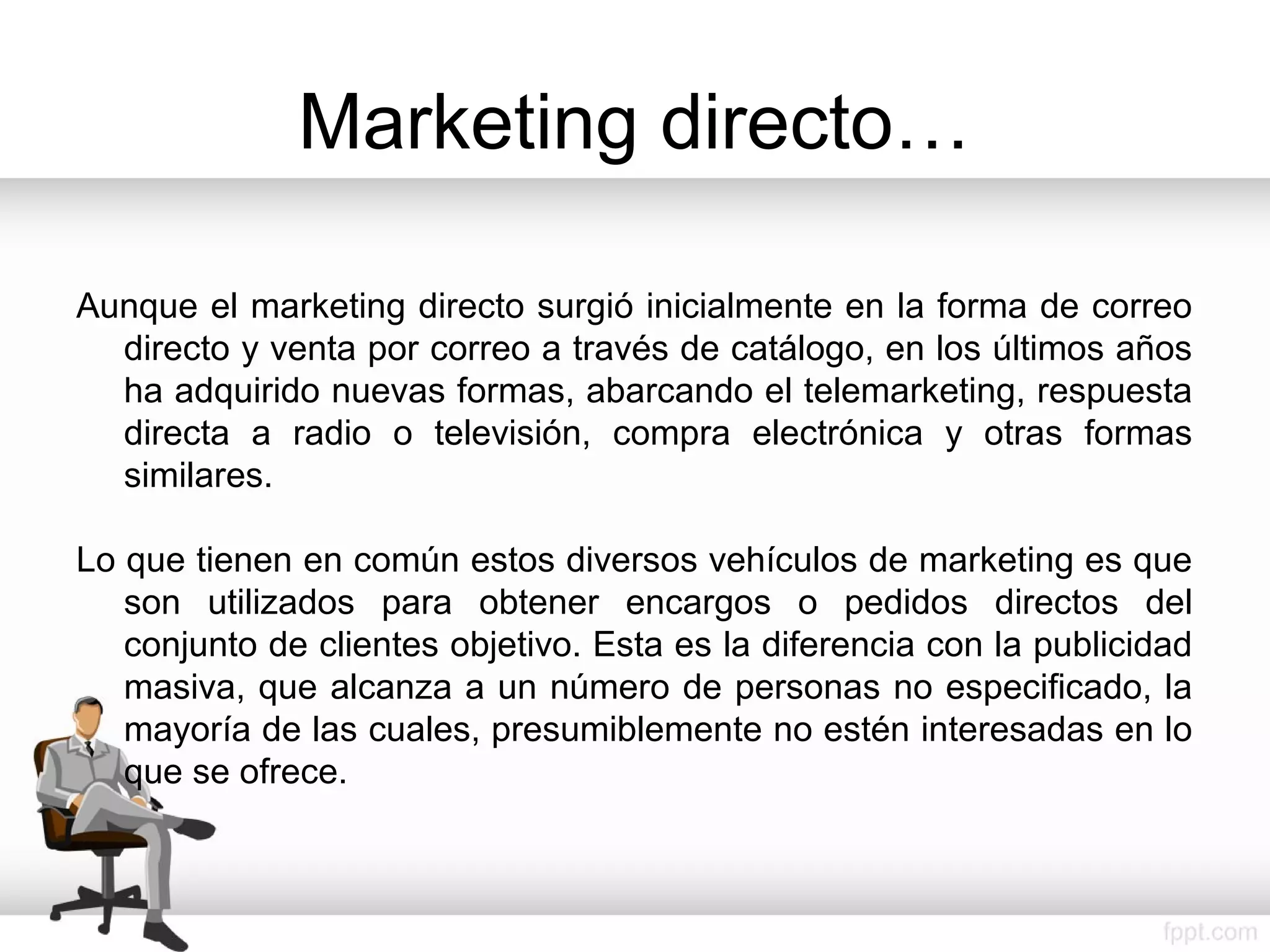 Marketing directo | PPT
