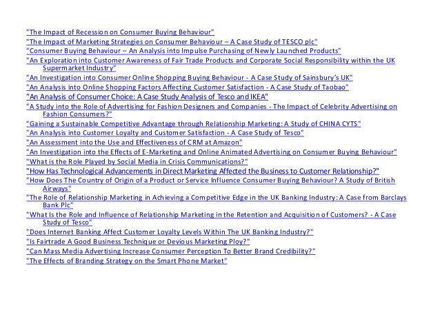 38 Marketing Dissertation Topics Best Ideas and Examples