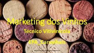 Marketing dos Vinhos
Técnico Vitivinícola
EPA_Carvalhais
05/04/2022 Mário Fontoura da Cunha mariofcunha@gmail.com 1
 