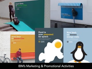 IBM’s Marketing & Promotional Activities
 