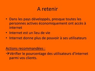Lire : Créer une nouvelle civilisation : La politique de la troisième vague – Alvin er Heidi Toffler (Broché)Internet et les client/ consommateurs