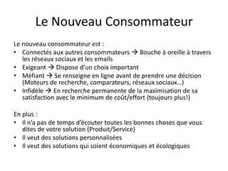 A retenirGrâce à Internet le client/consommateur est devenu réellement roiEt un roi mérite d’être traité comme telActions recommandées :Vérifiez ce qu’on dit de votre solution/marque et celle de vos concurrents sur internet