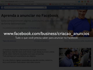 https://www.facebook.com/business/help/1443935649245791
Tudo o que você precisa saber para anunciar no Instagram
 