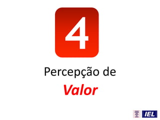 4
Percepção de
Valor
 