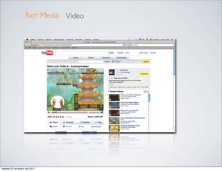 Rich Media Video




martes 25 de enero de 2011
 