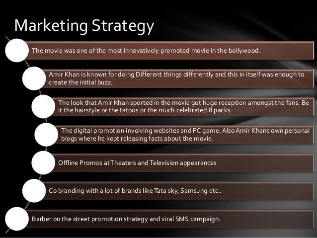 Entertainment Marketing and Brand building for movies