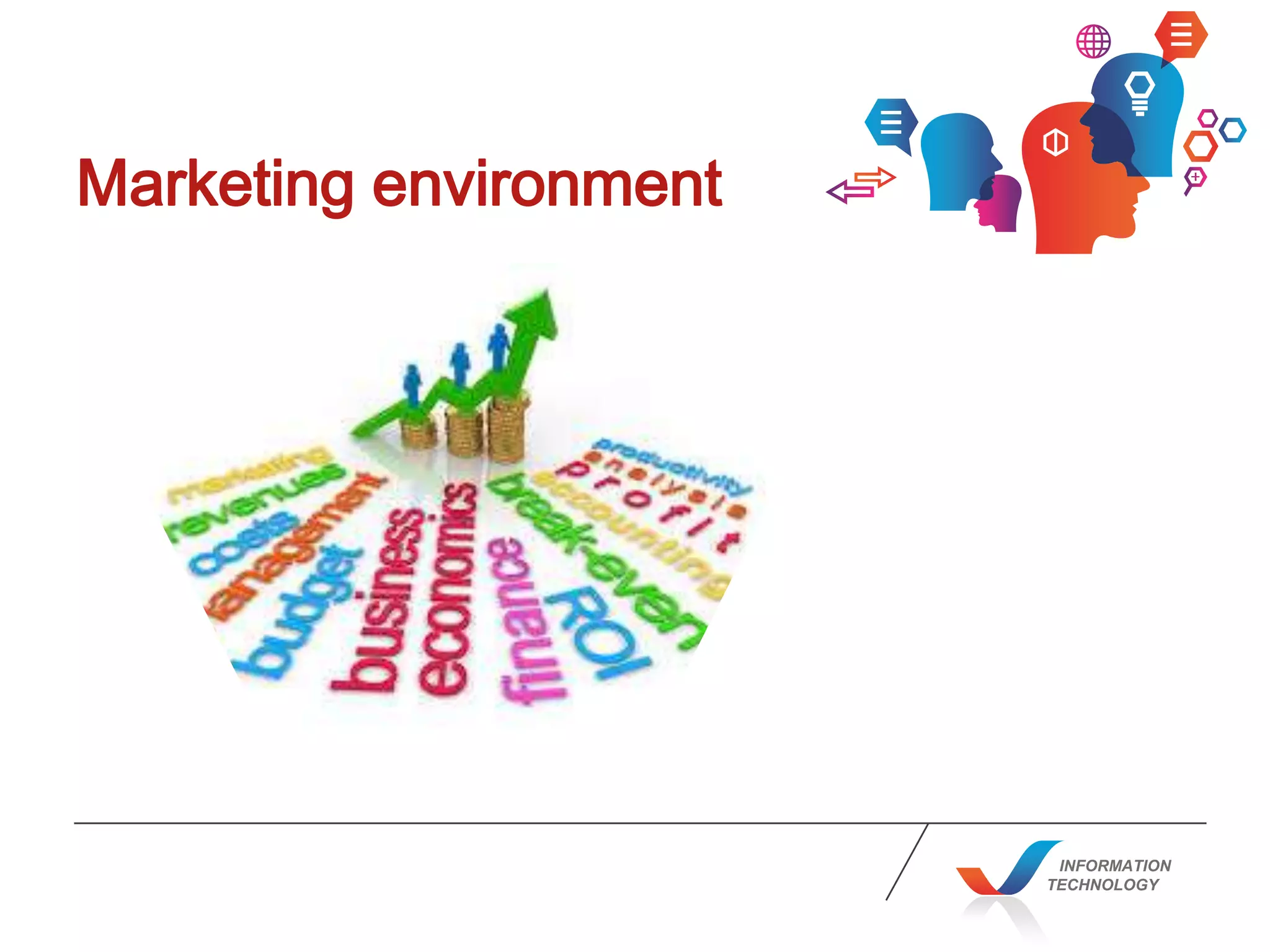 INFORMATION
TECHNOLOGY
Marketing environment
 