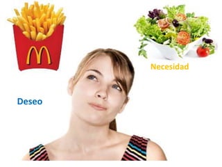 Necesidad
Deseo
 