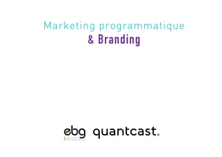 Marketing programmatique
& Branding
 