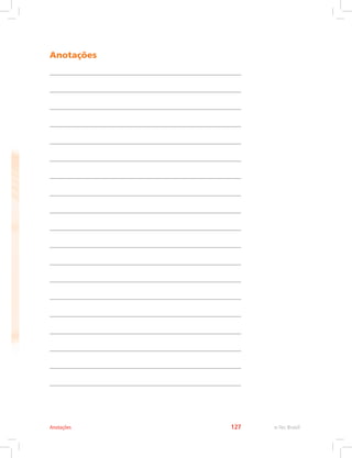 Anotações
e-Tec Brasil
127
Anotações
 