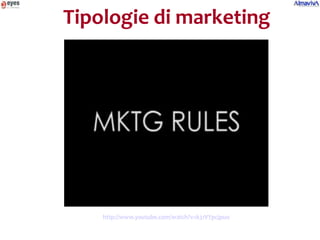 Tipologie di marketing




    http://www.youtube.com/watch?v=k31VYpcjpuo
 