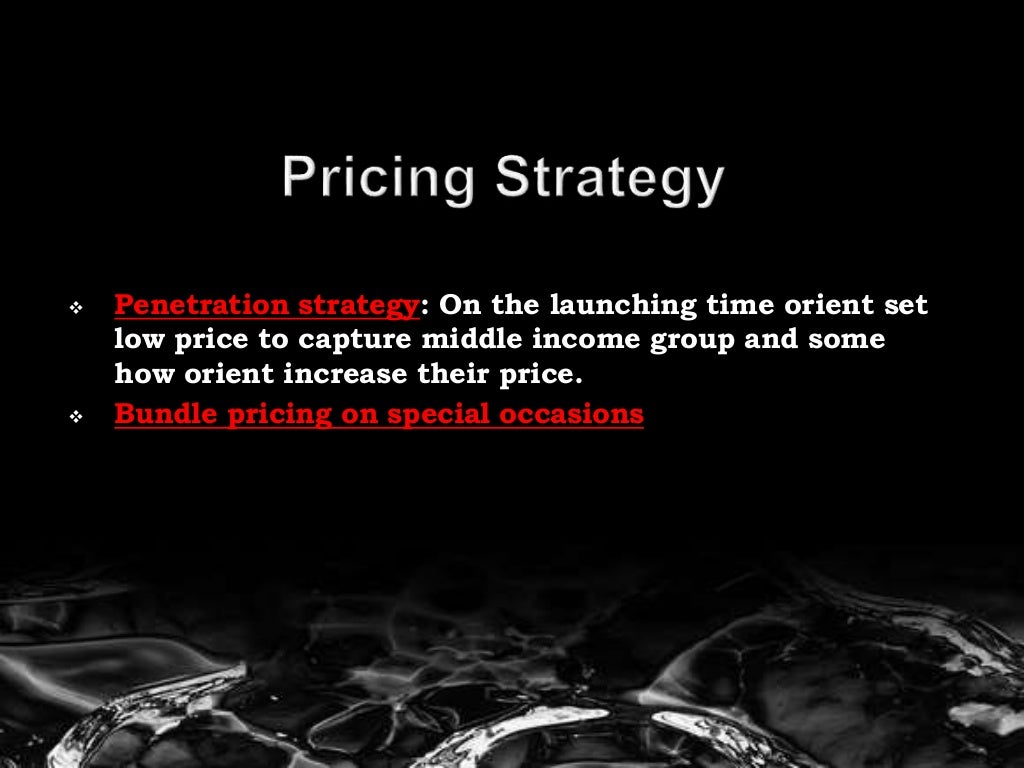 Presentation on ORIENT company