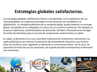 Estrategias globales satisfactorias.
Las estrategias globales satisfactorias tienen su fundamento en la satisfacción de un...