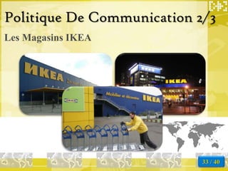Politique De Communication 2/3
Les Magasins IKEA




                            33 / 40
 
