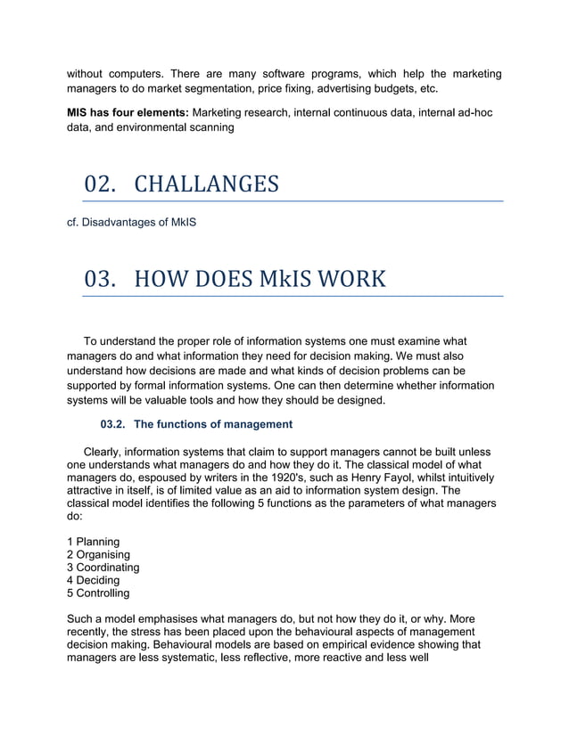 Marketing information system (MkIS) PDF