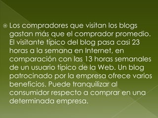 Reacciones a los Comentarios Negativos¿Cómo debe reaccionar el equipo de marketing ante los blogs negativos?Algunos creen que el mejor método es sumarse al debate. Algunos se identifican como empleados. Otros tratan de mantener el anonimato y señalan las cualidades de la marca. 