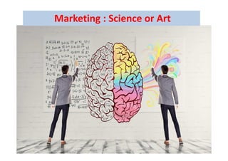 Marketing : Science or Art
 