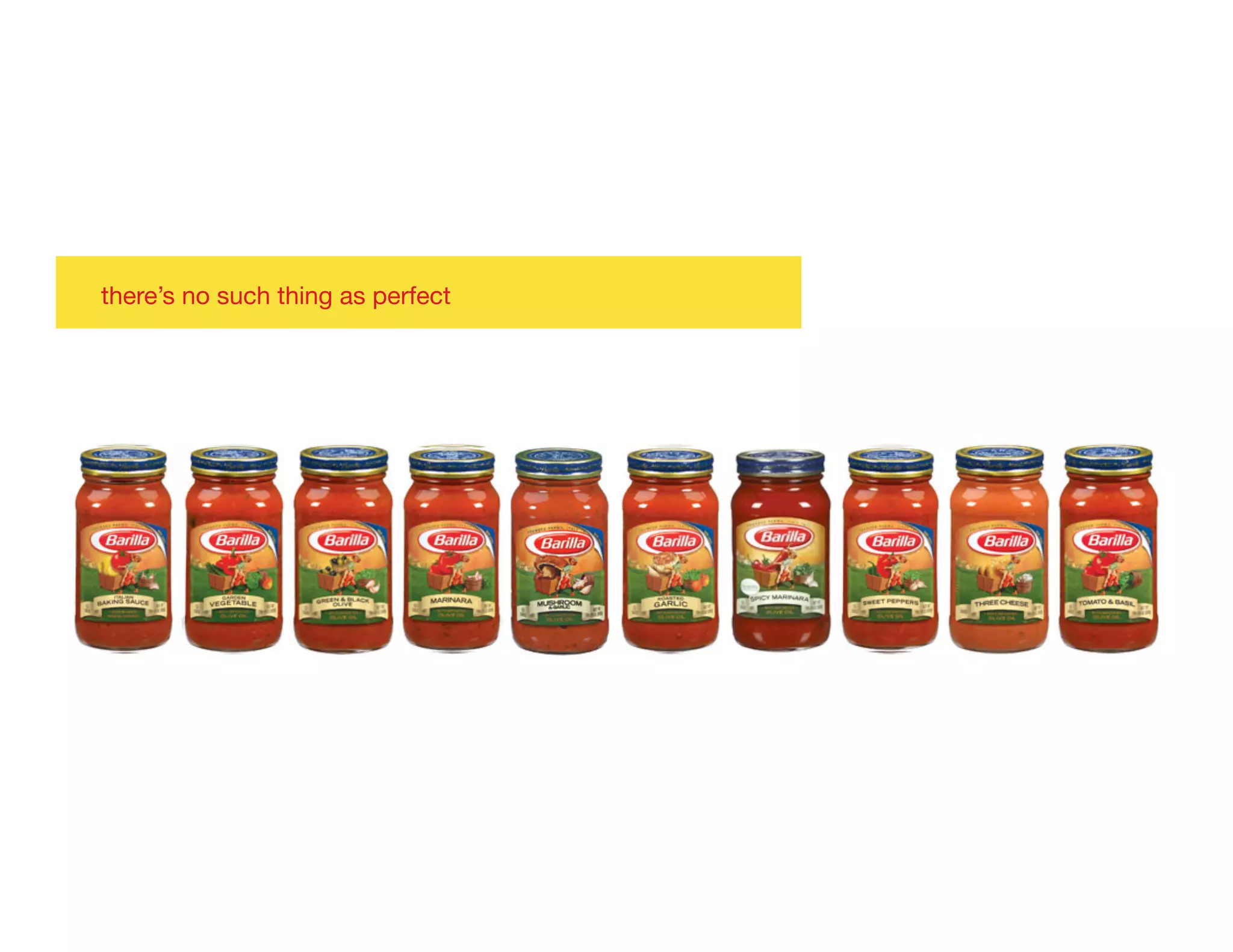 there’s no such thing as perfect 
 